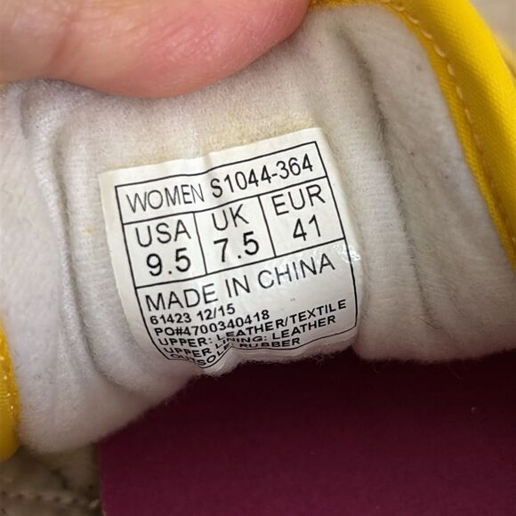 SAUCONY Jazz Original Retro Classic Sneakers Running Shoes Yellow & Pink - Picture 11 of 13